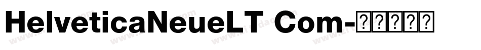 HelveticaNeueLT Com字体转换